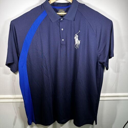 New Ralph Lauren Polo Performance Navy Blue Big Pony Rare Size 4xlt $110 Msrp
